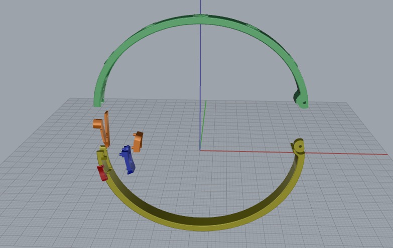 Cartier  bracelet   3D print model_3