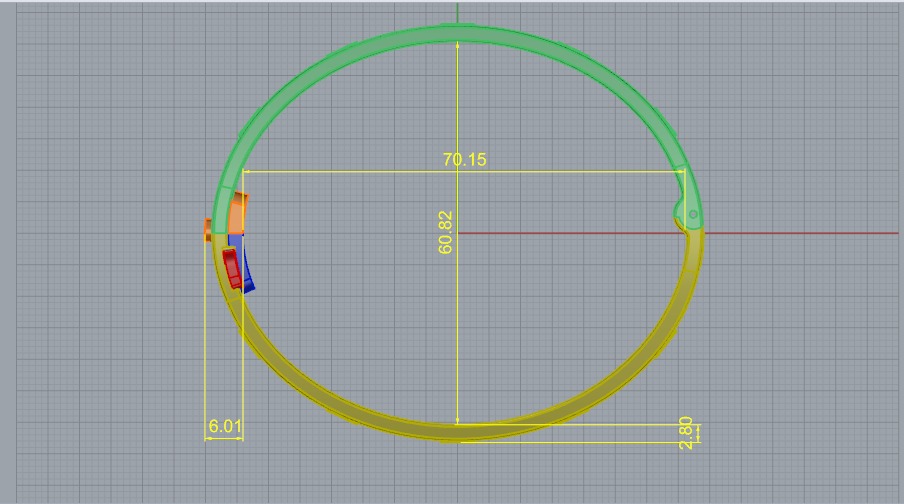 Cartier  bracelet   3D print model_1