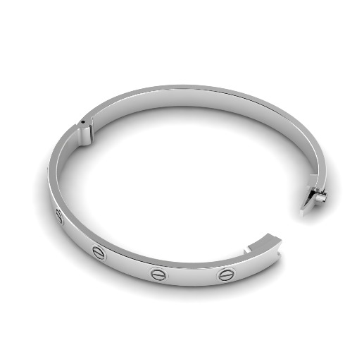 Cartier  bracelet   3D print model_8