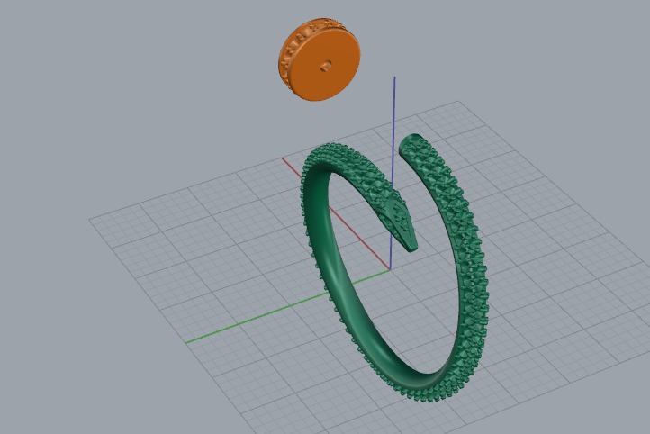  Cartier  Ring   3D print model_8