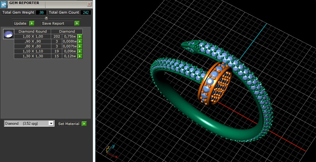  Cartier  Ring   3D print model_3