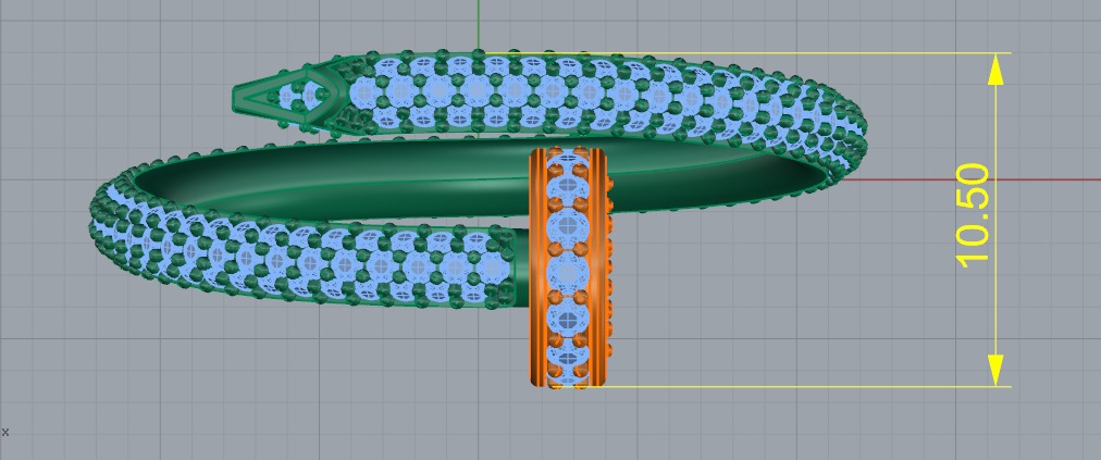  Cartier  Ring   3D print model_5