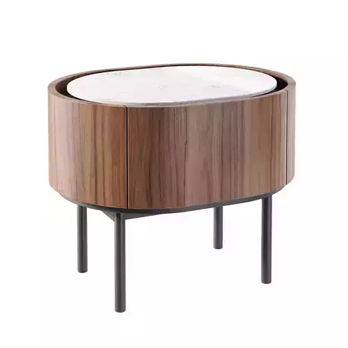 Lake Bedside Table by Calligaris 3D model