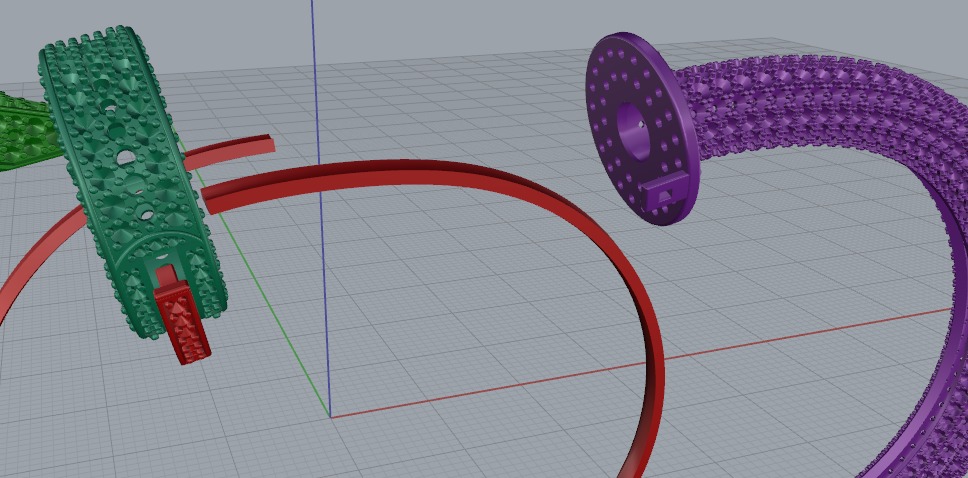  Cartier Bracelet   3D print model_8