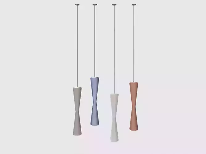 Set Pendant Lights 3D Model