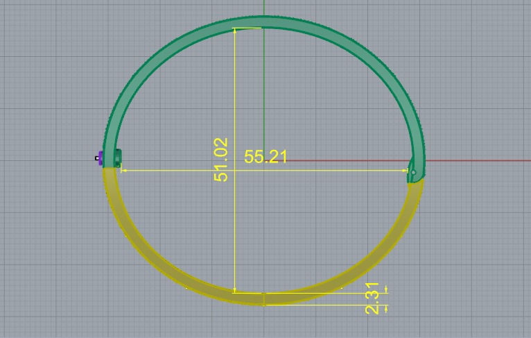  Cartier Bracelet 170 mm 3D print model_2