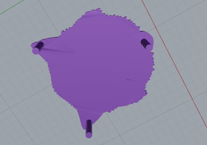   Wolf   pendant 3D print model_6