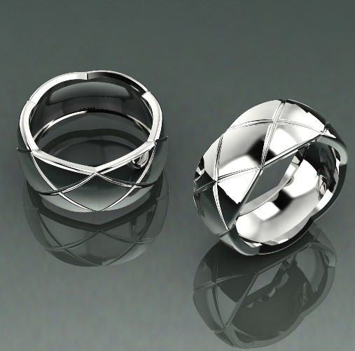 Chanel  Ring  f 3D print model_1