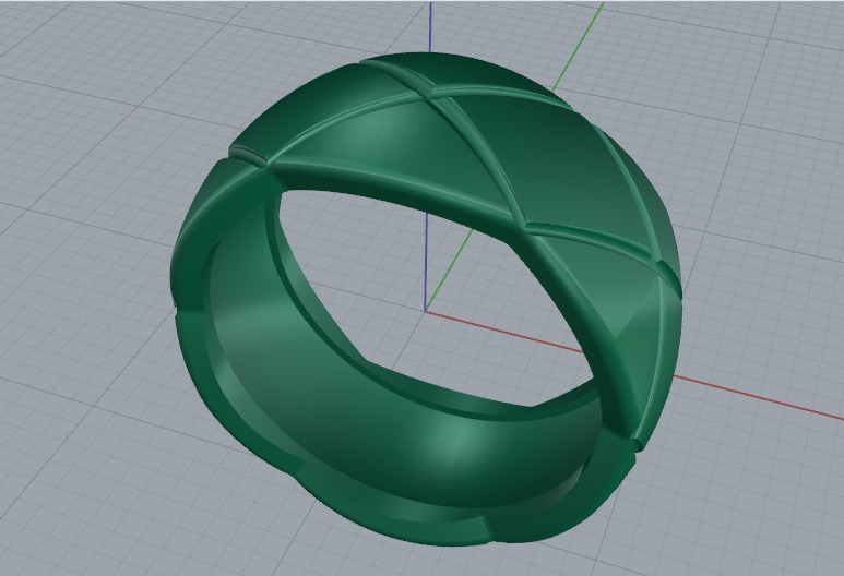 Chanel  Ring  f 3D print model_5