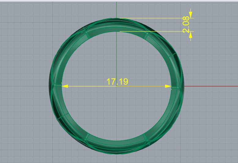 Chanel  Ring  f 3D print model_3