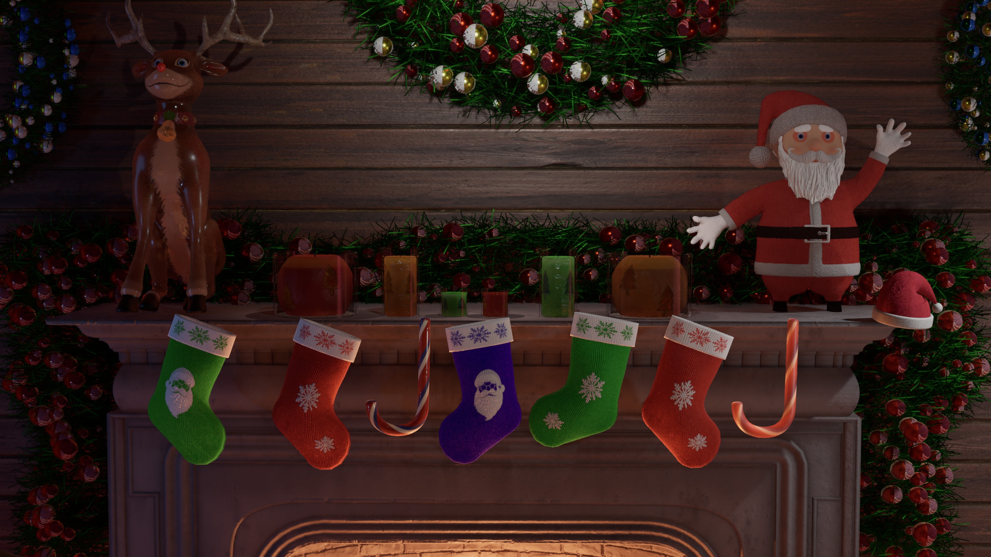 The Festive Christmas 3D Asset Pack 3D model_8