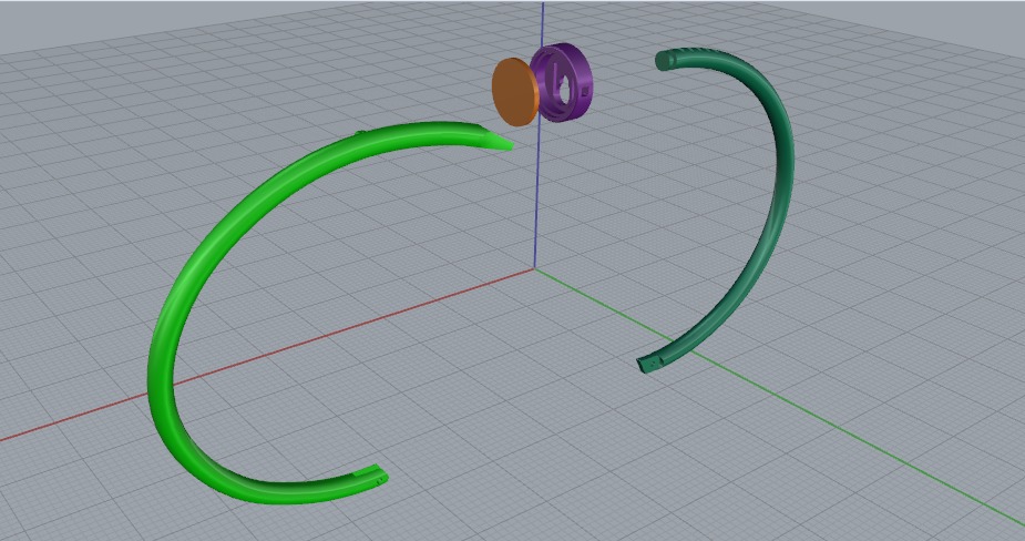  Cartier Bracelet  3D print model_7