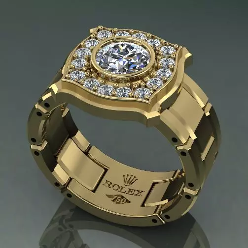 Rolex ring d 3D print model