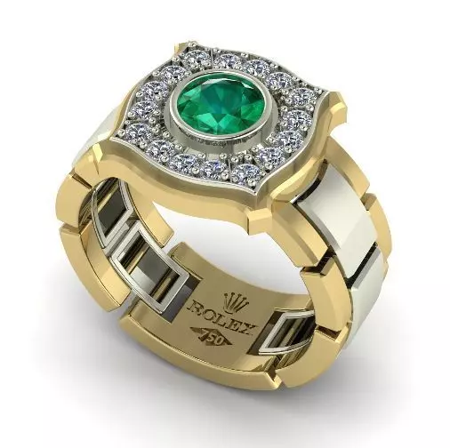 Rolex ring ds 3D print model