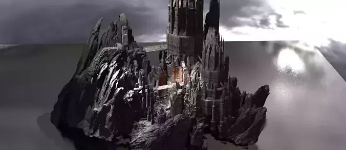 Gorgoroth Temple Fortress Ruins bridge 5