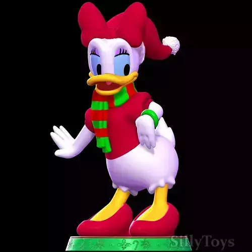 Daisy Duck Christmas 3D print model