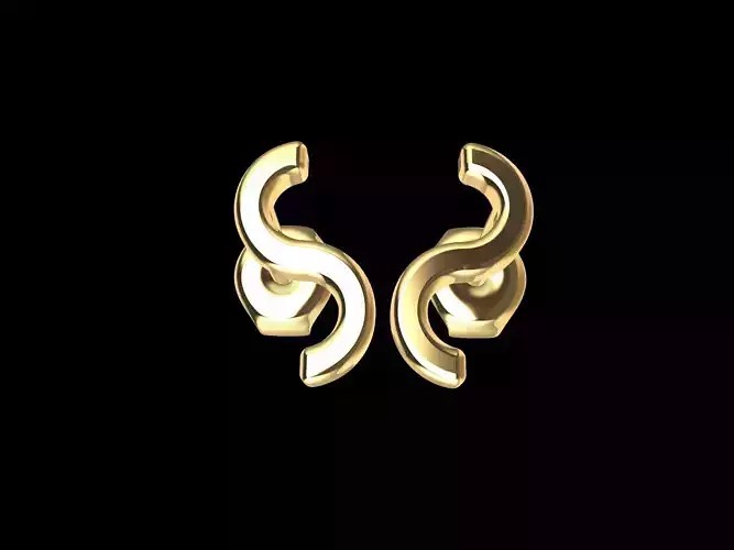 16 Cute Earrings  3D print model