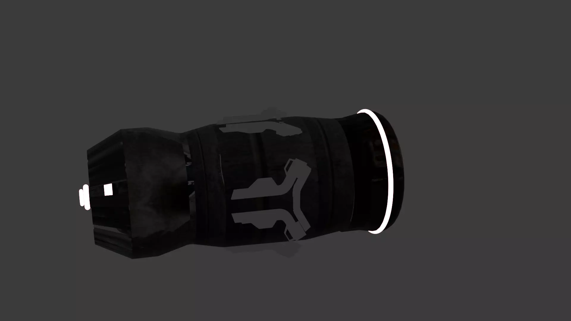 Stellar Engine Free low-poly 3D model