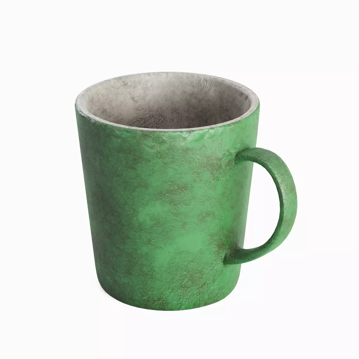 Old Dirty Coffee Cup 03 3D model_0
