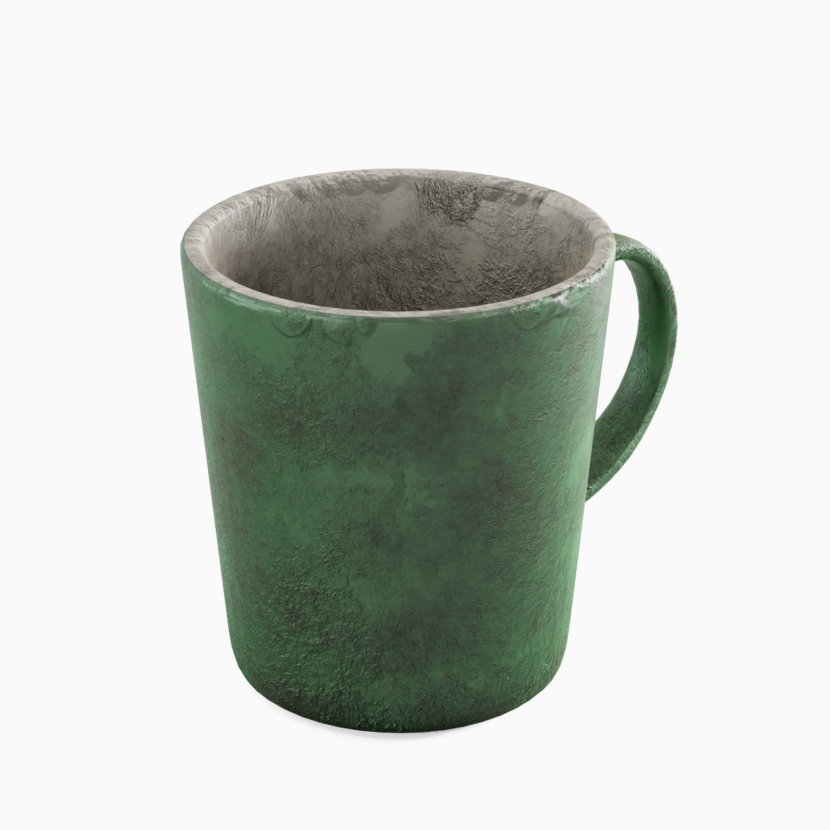 Old Dirty Coffee Cup 03 3D model_5