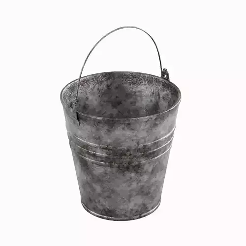 Dirty Steel Bucket 02