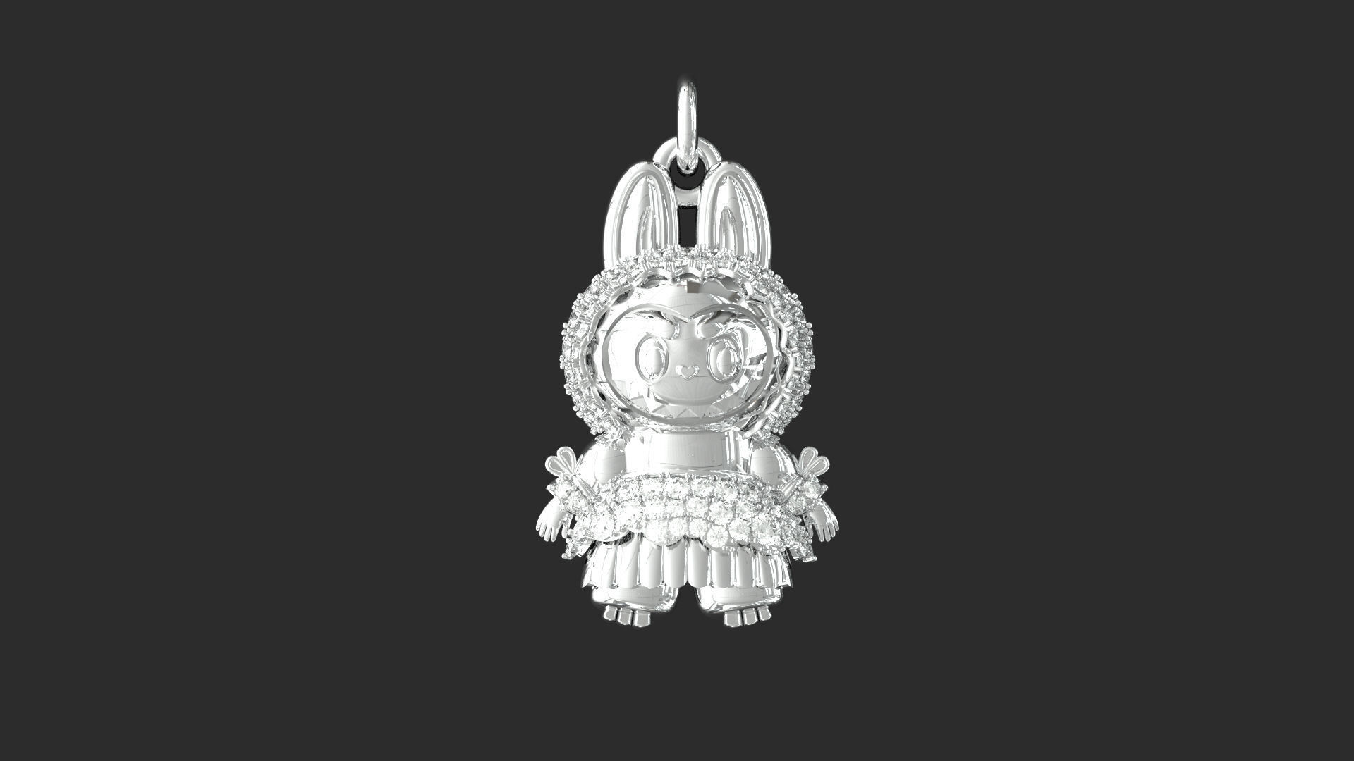 pendant LaBuBu 3D print model_2