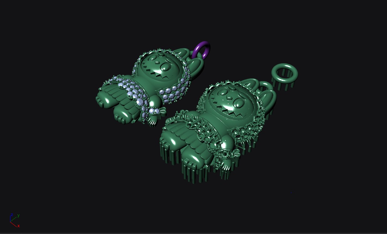 pendant LaBuBu 3D print model_5