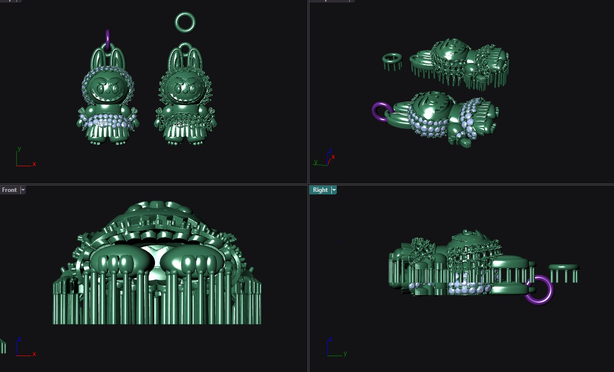 pendant LaBuBu 3D print model_7