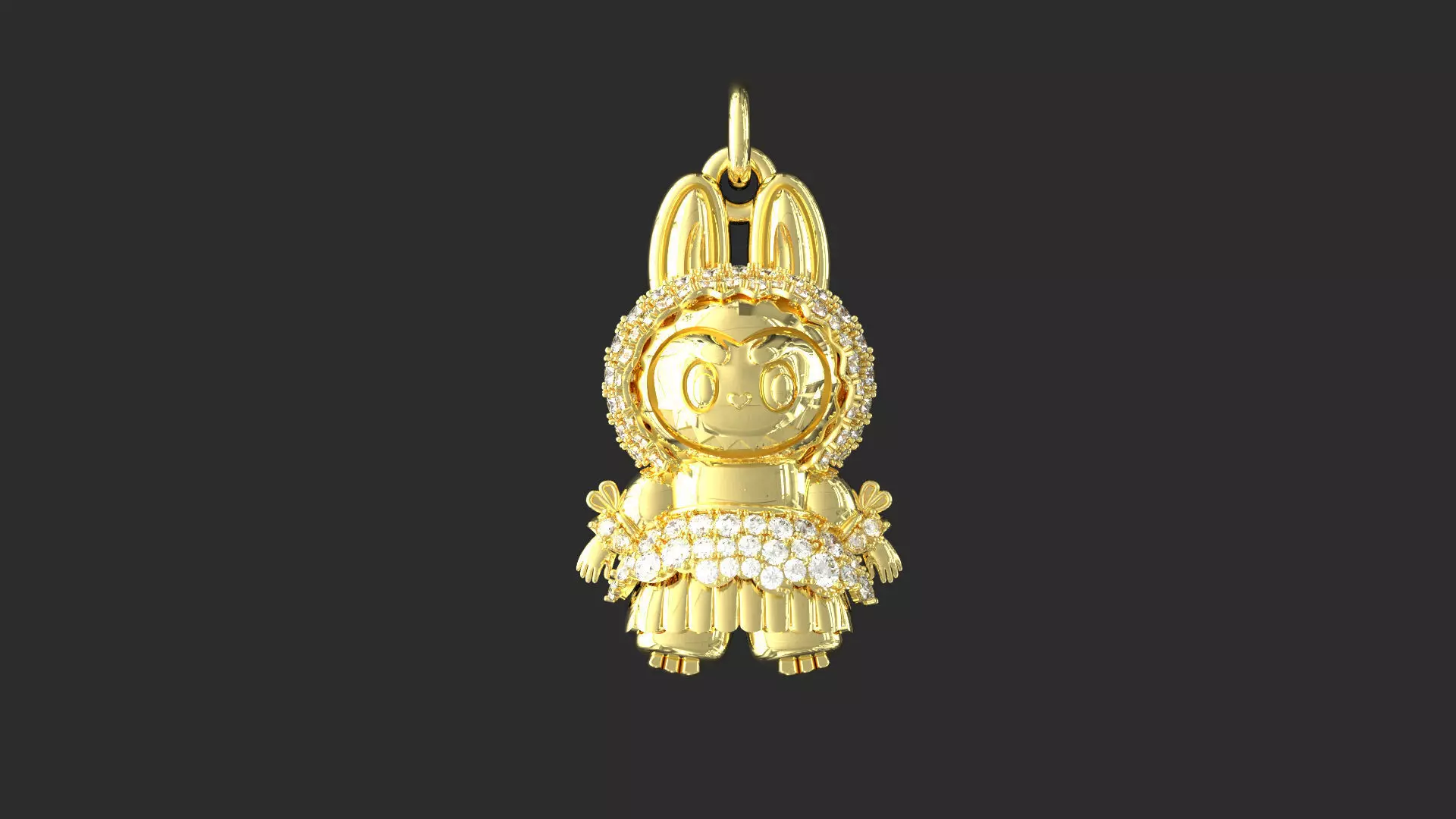 pendant LaBuBu 3D print model_0