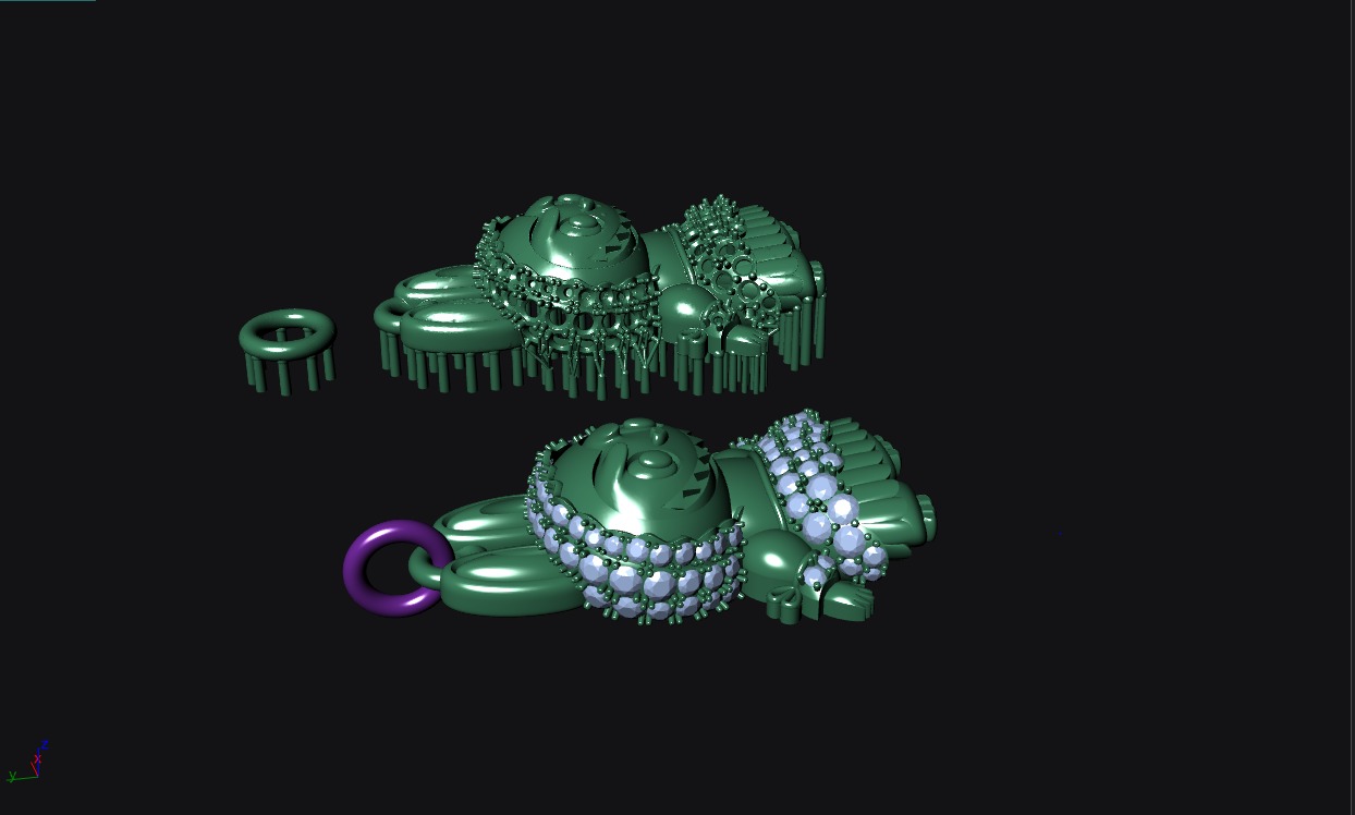 pendant LaBuBu 3D print model_6