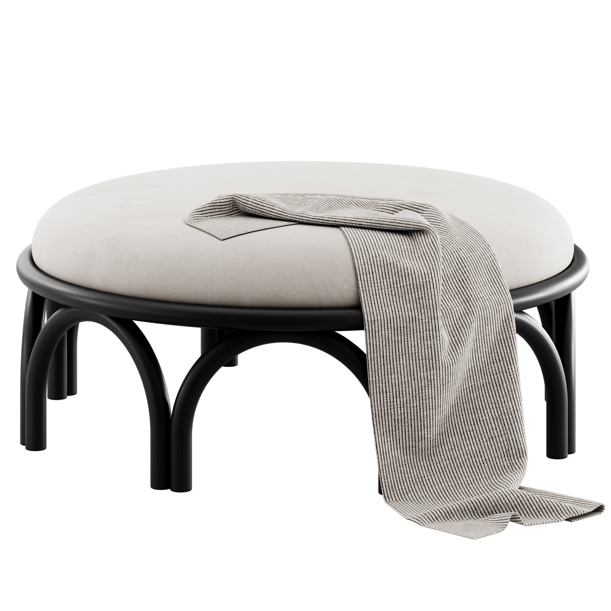 Arcadia Pouf By Wiener GTV Design 3D model_1