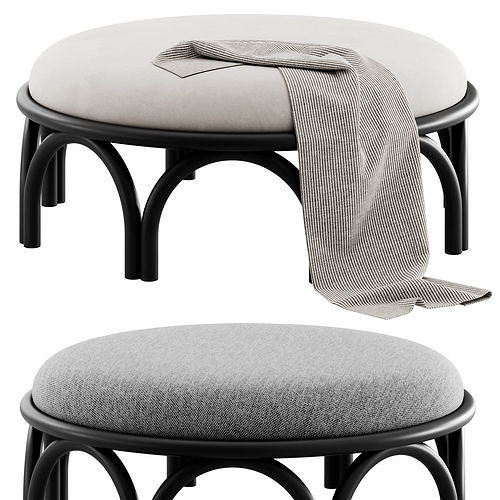 Arcadia Pouf By Wiener GTV Design 3D model