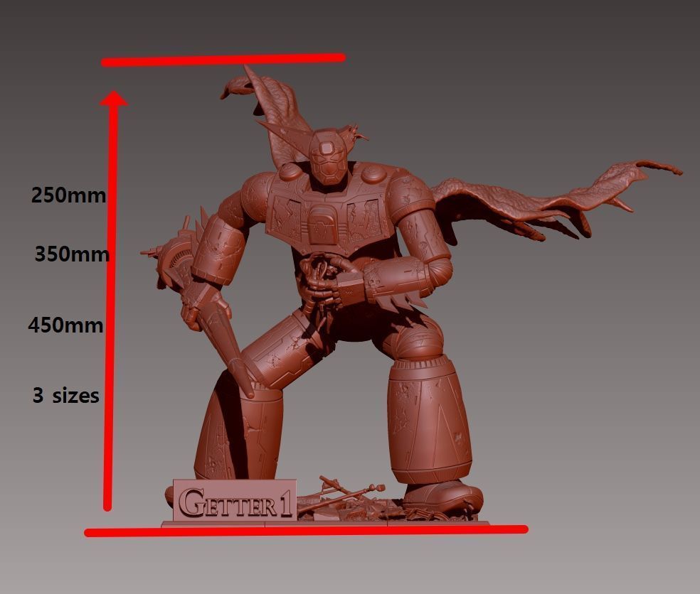 Getter 1 3D print model_12