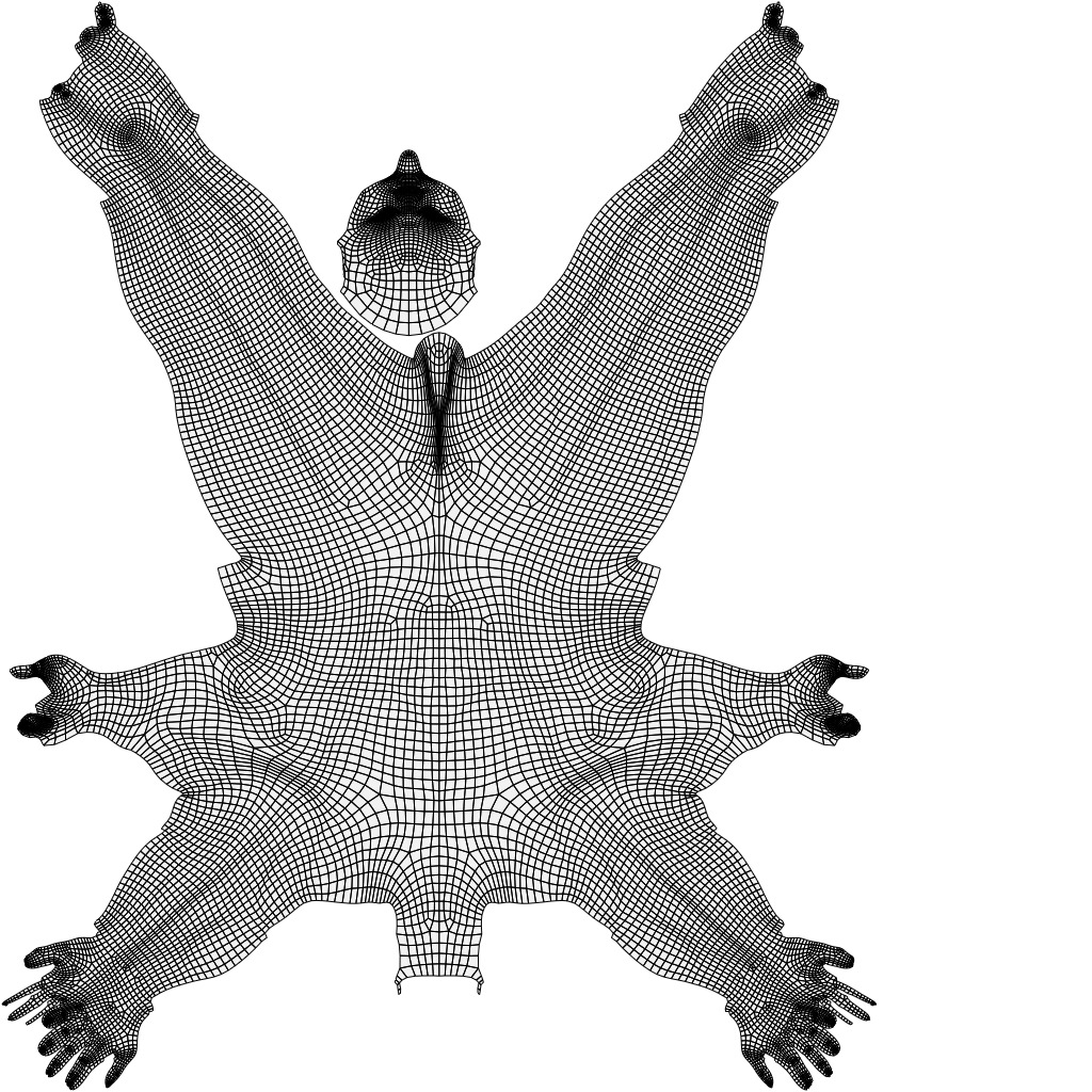 Demon Low-poly 3D model_7