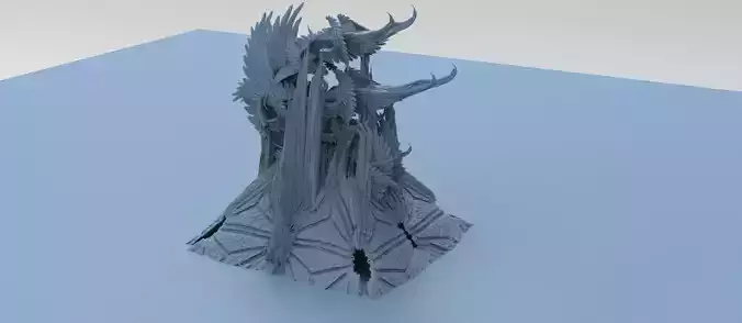 Mines of Moria halls 2  3D model