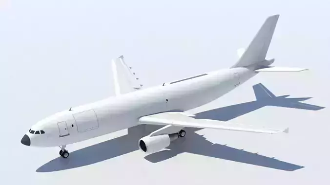 Airbus A300-600F Static Lowpoly
