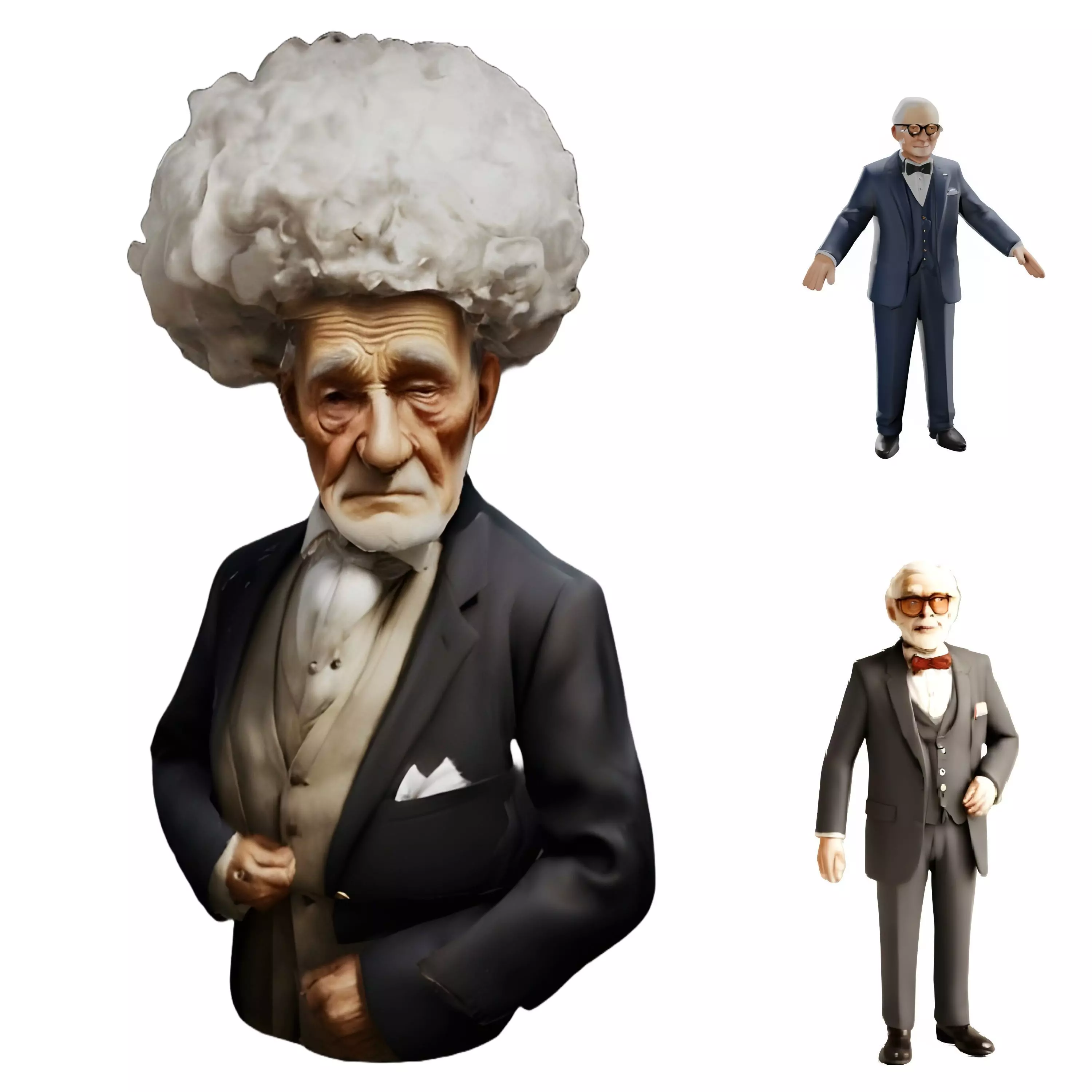 Distinguished Gentlemen Collection 3D print model_0