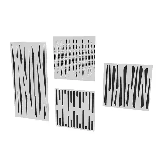 absorber panel 4 type 3D model