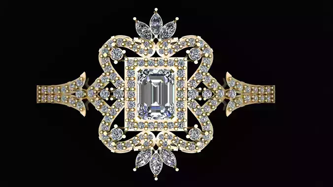 hip hop style bracelet 3d printable model