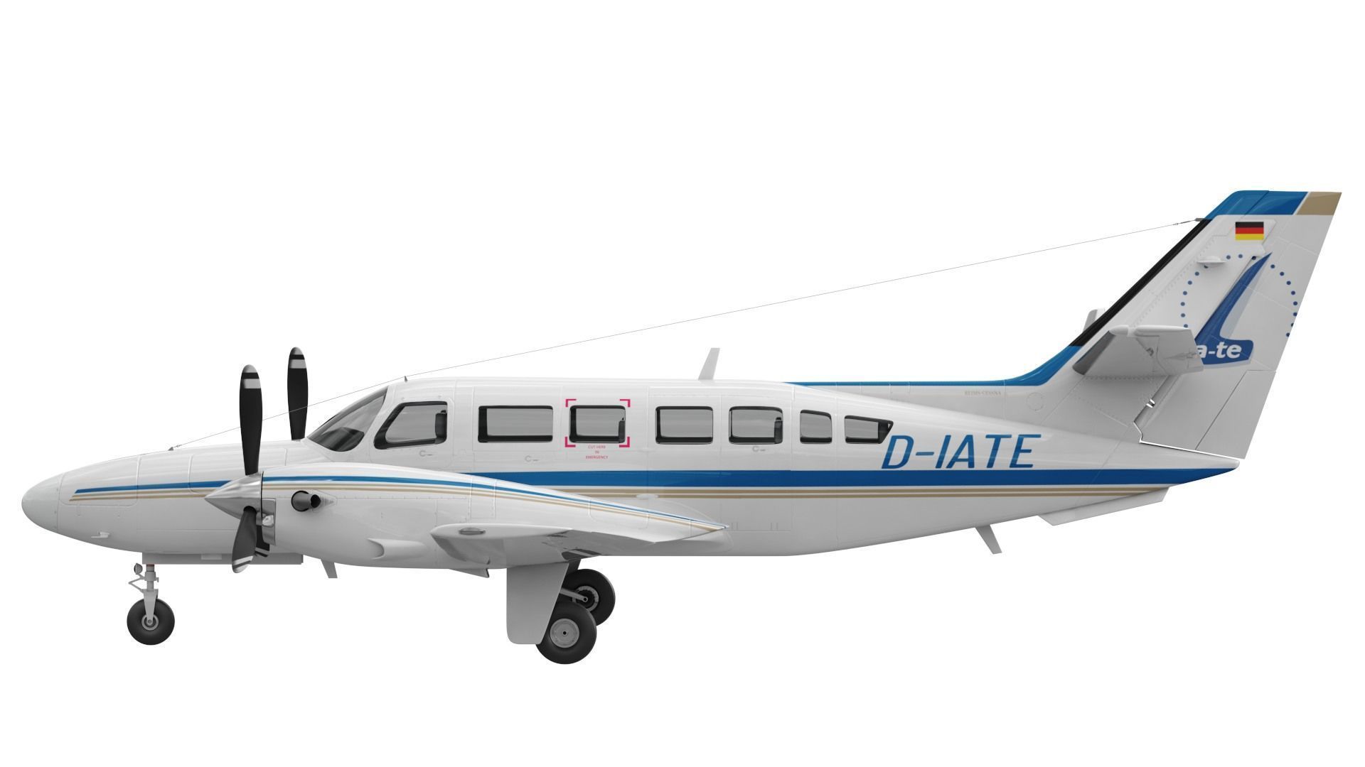 Cessna F406 Caravan II 3D model_2