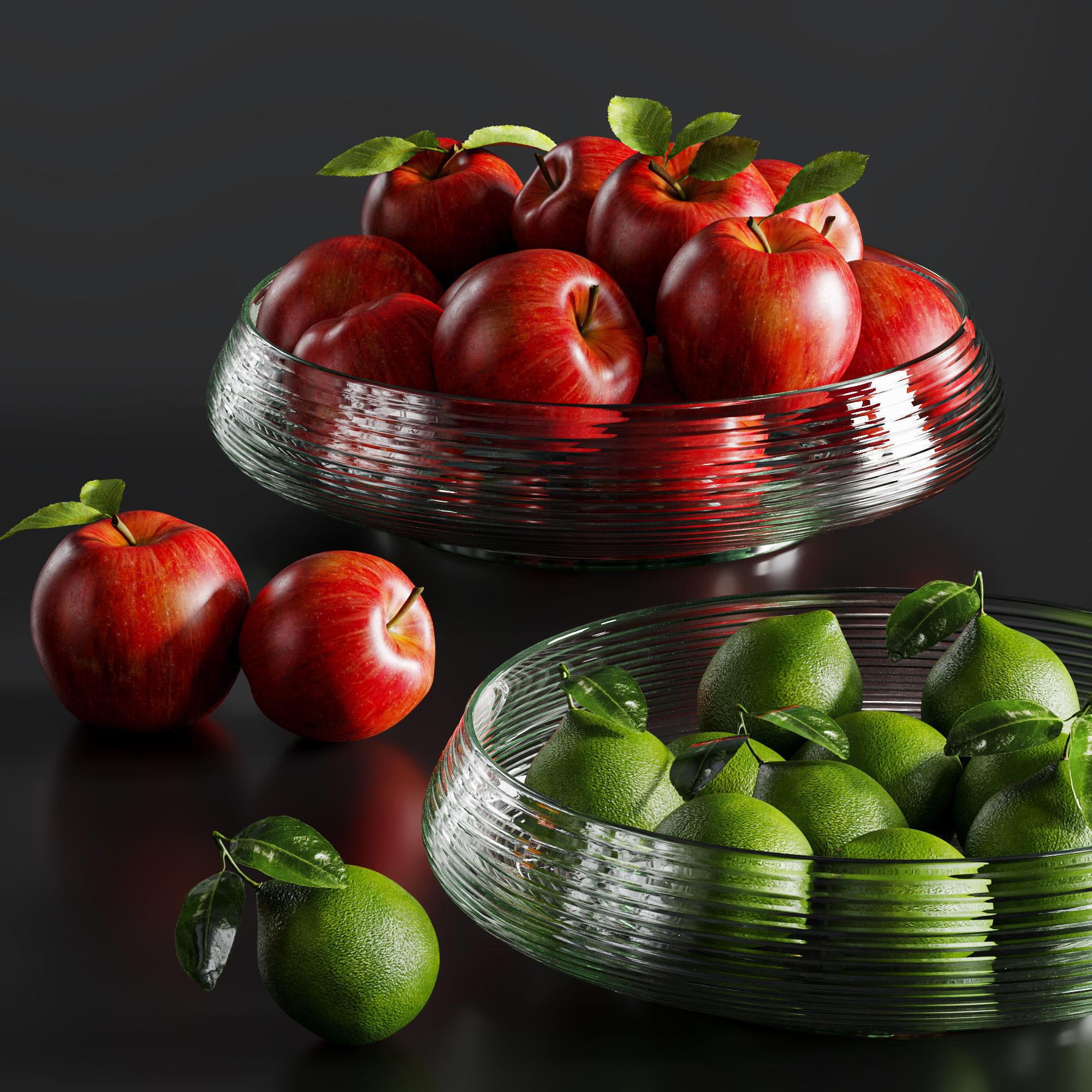 tableware009-fruits 3D model_5