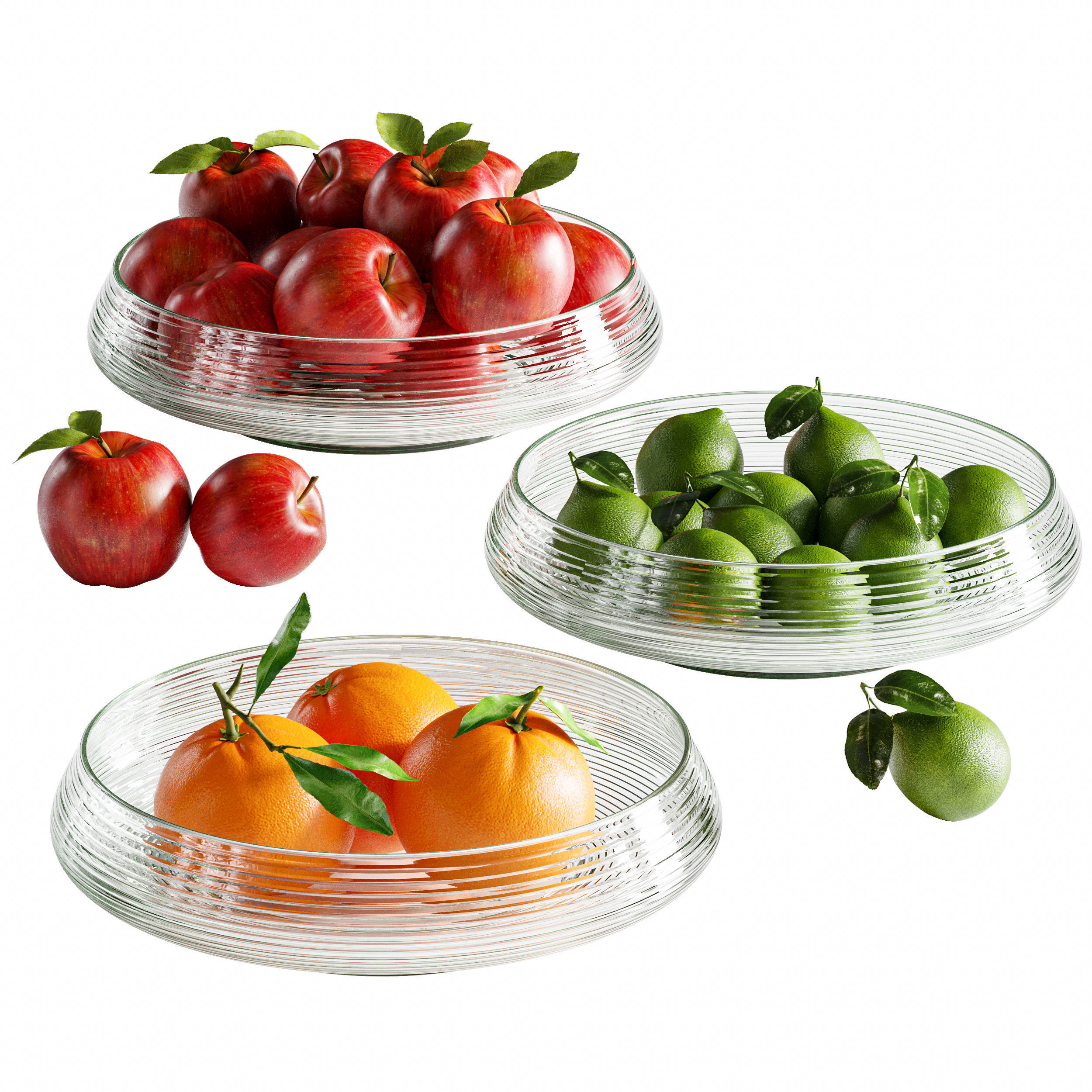 tableware009-fruits 3D model_4