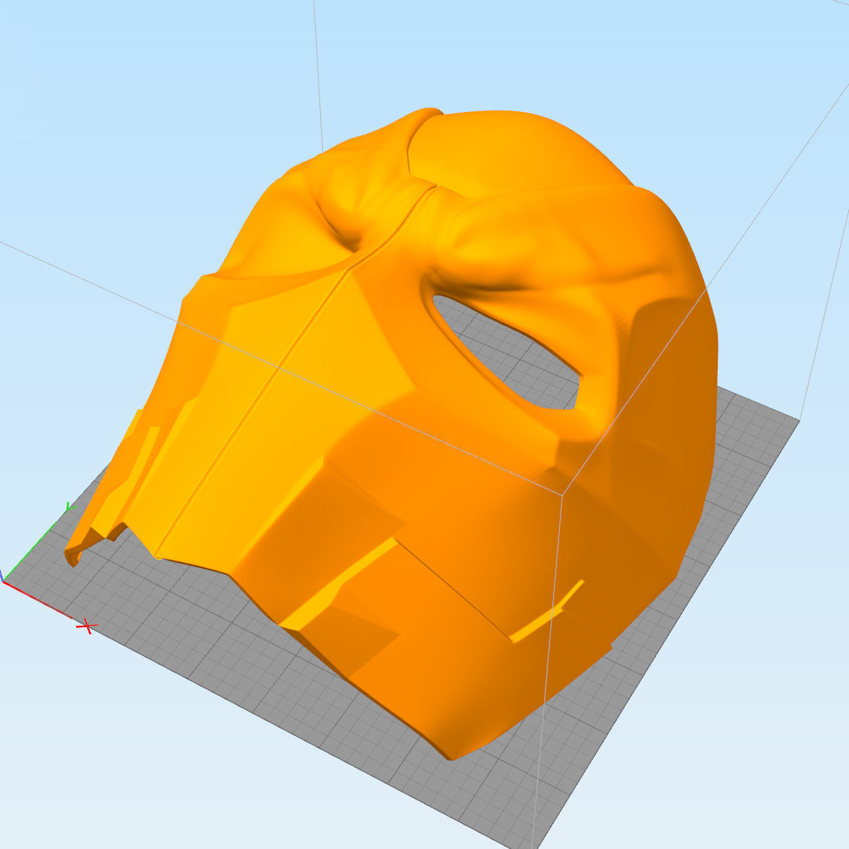Deathstroke Helmet 3D Model Ready to Print 3D print model_4