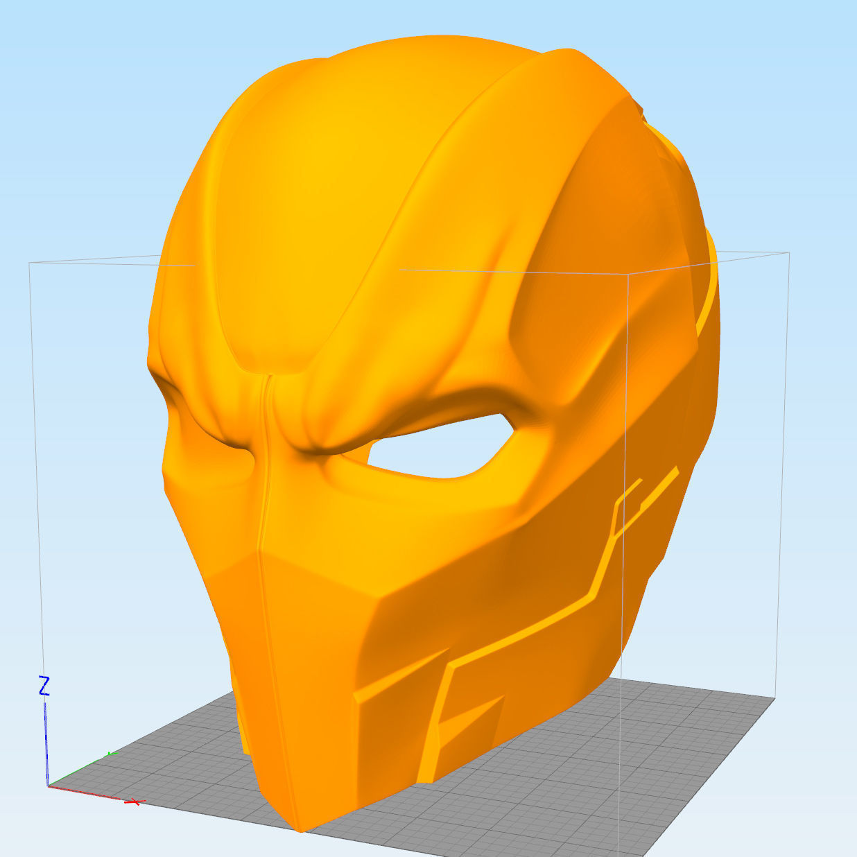 Deathstroke Helmet 3D Model Ready to Print 3D print model_2