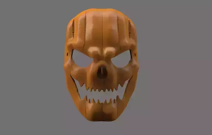 Evil Pumpkin Mask