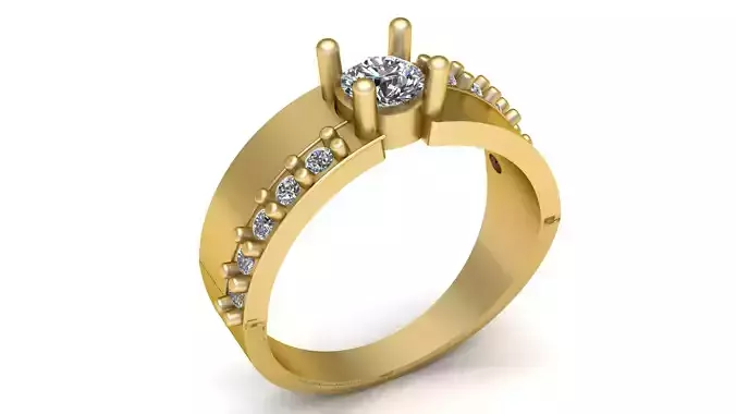 hip hop stylish ring 3d printable model