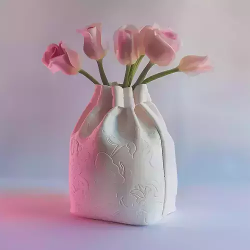 Flower Pouch Vase for Original Decor