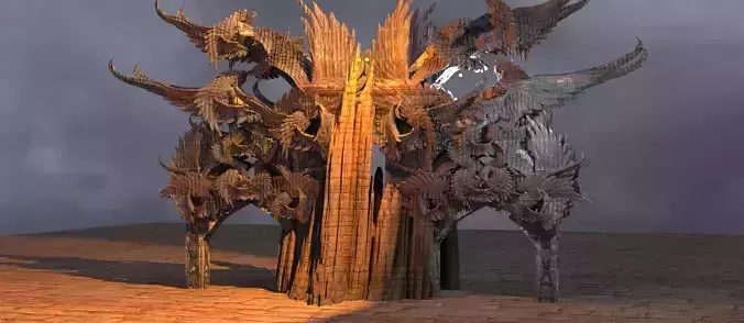 Elven temple Castle pyramid 2 