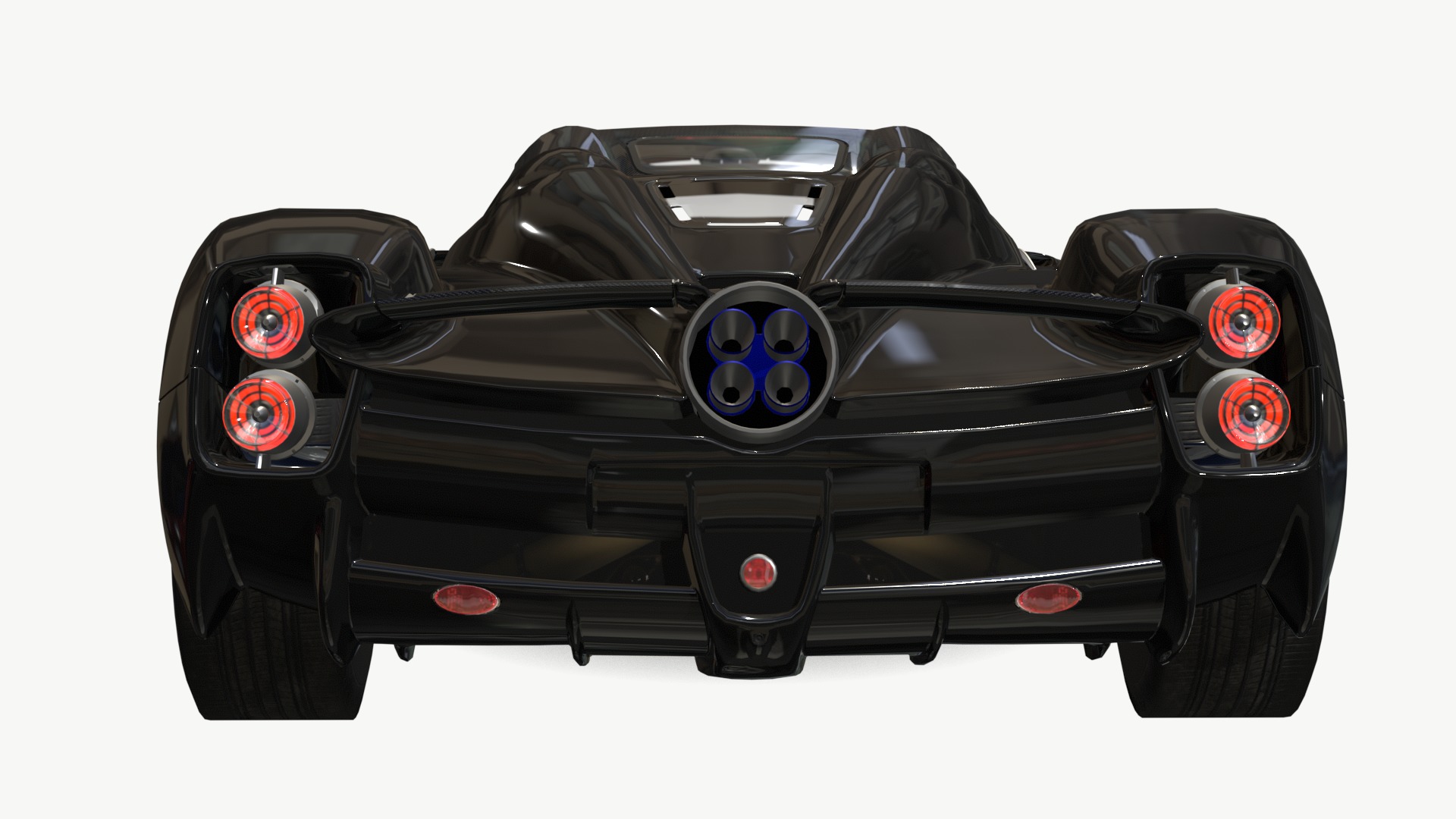 Pagani Utopia Roadster 2024 2025 Low-poly 3D model_8