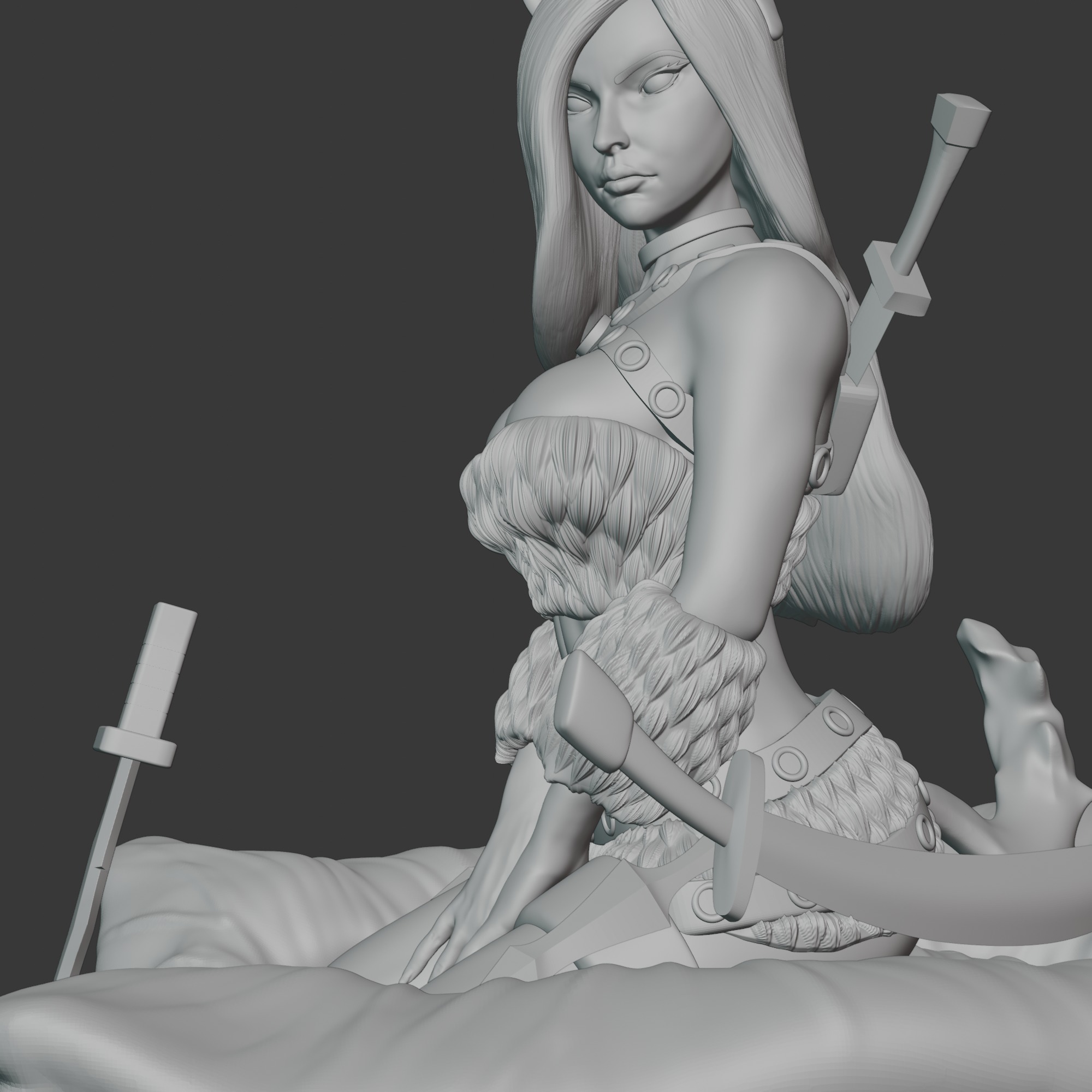Kitty Cat Katarina From League of Legends Ready For Printing 3D print model_4